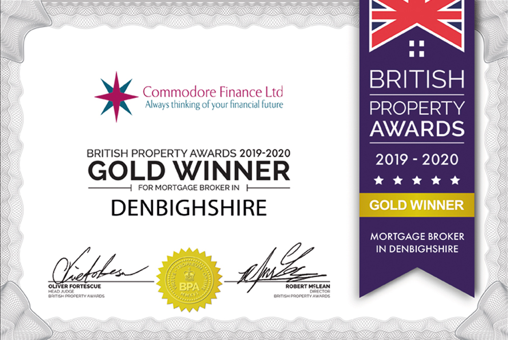 Commodore Finance | Denbighshire Award